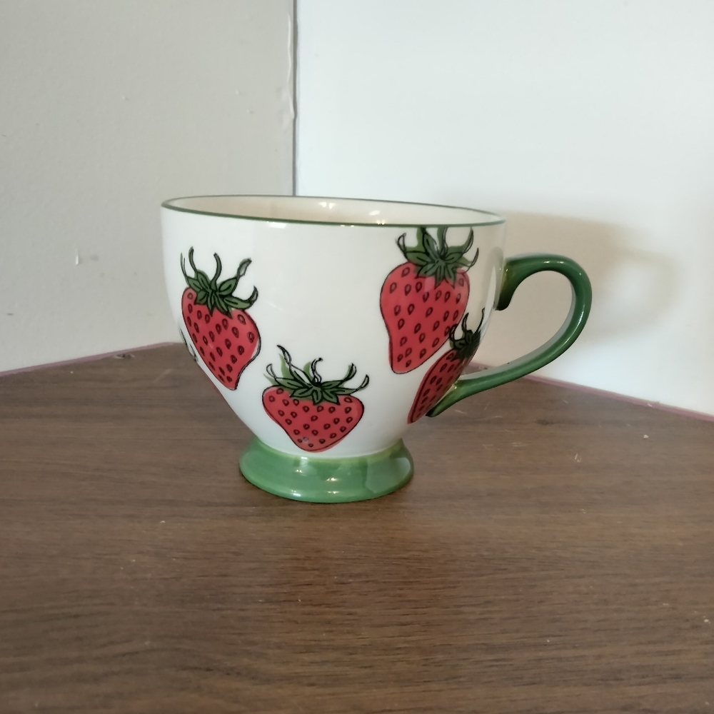Strawberry coffee mug